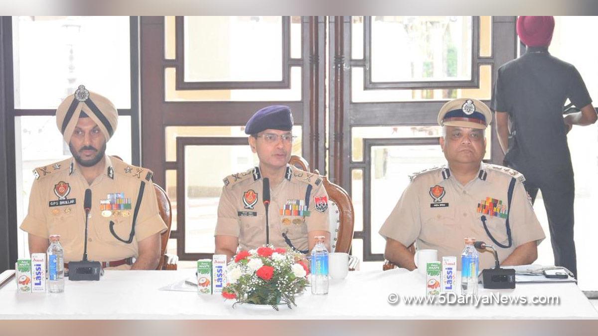 Gaurav Yadav, Punjab Police, Police, Punjab Admin, Director General of Police Punjab, DGP Punjab,Gurpreet Singh Bhullar, CP Amritsar, Sandeep Goel, DIG Border Range, Amritsar
