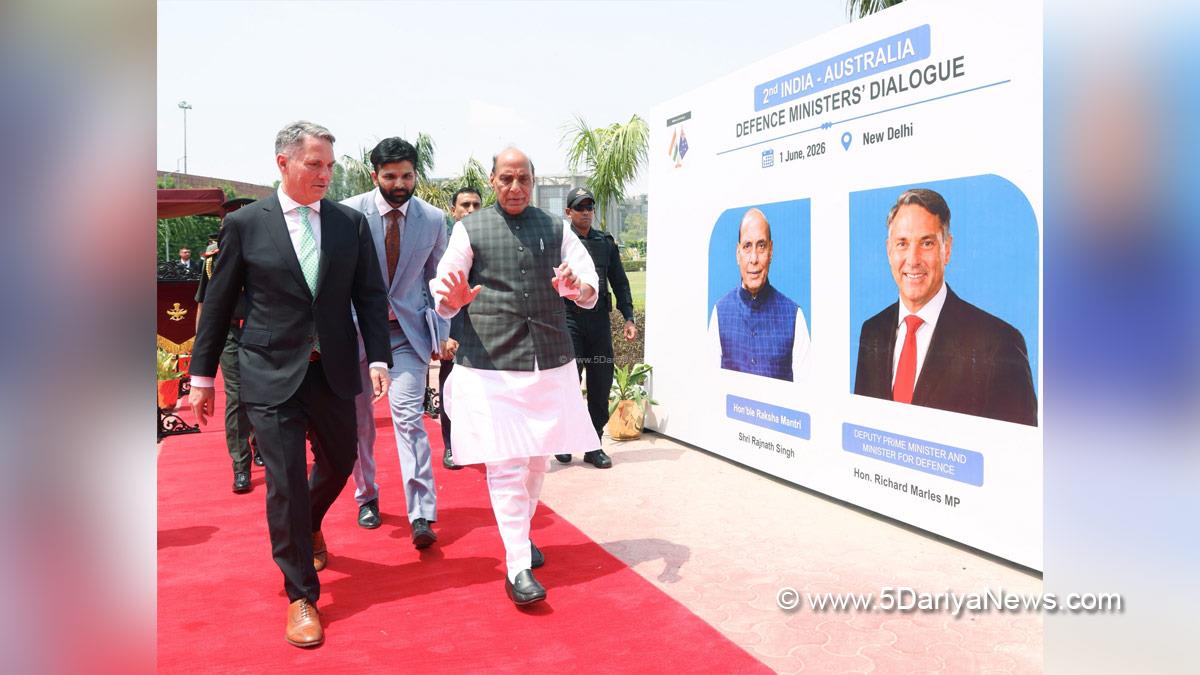Rajnath Singh, Union Defence Minister, Defence Minister of India, BJP, Bharatiya Janata Party, Richard Marles, New Delhi