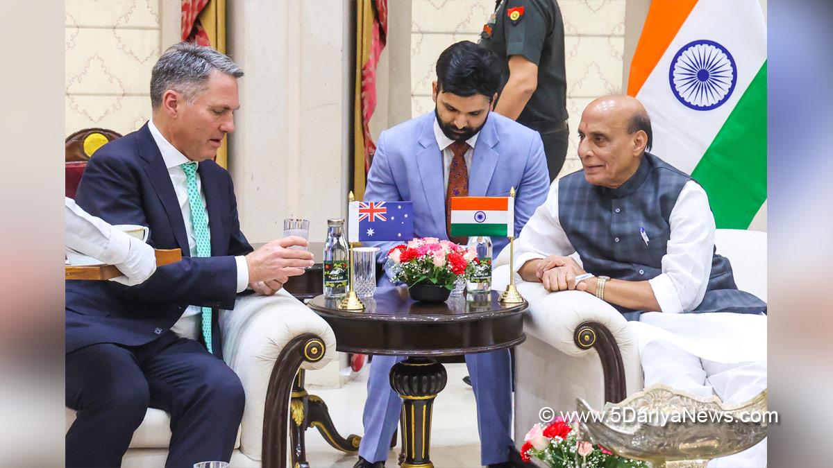 Rajnath Singh, Union Defence Minister, Defence Minister of India, BJP, Bharatiya Janata Party, Richard Marles, New Delhi