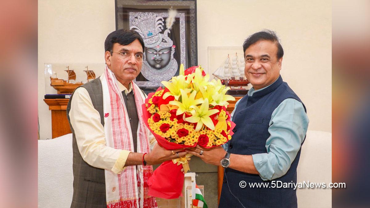 Himanta Biswa Sarma, Chief Minister of Assam, BJP Assam, Mansukh Mandaviya, Dr Mansukh Mandaviya, Bharatiya Janata Party, BJP, New Delhi