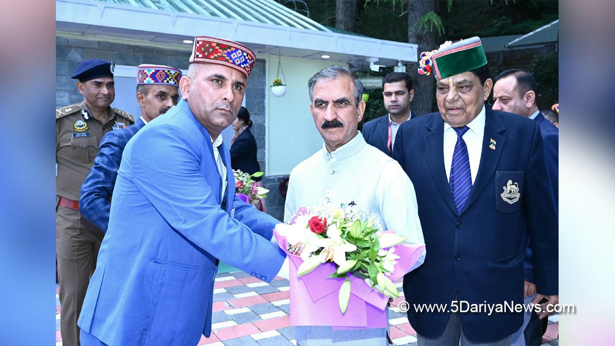 Sukhvinder Singh Sukhu, Thakur Sukhvinder Singh Sukhu, Himachal Congress, Shimla, Chief Minister of Himachal Pradesh, Dr Dhani Ram Shandil