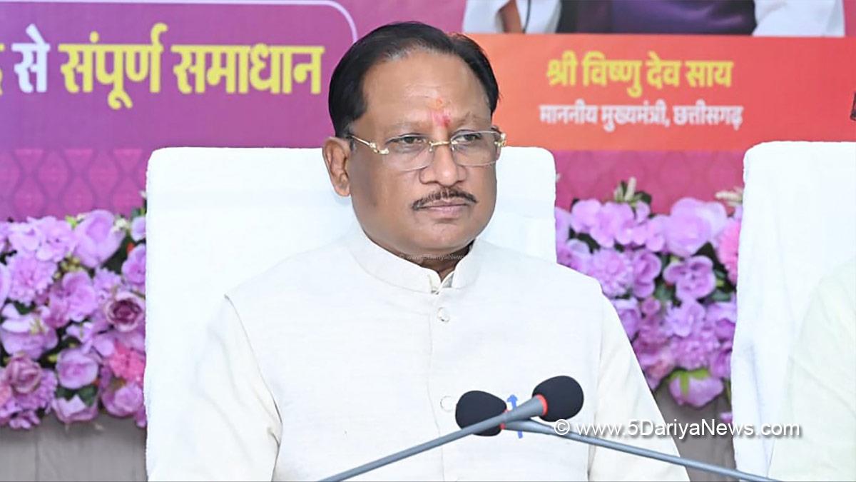 Vishnu Deo Sai, BJP Chhattisgarh, Chief Minister of Chhattisgarh, Raipur, Chhattisgarh