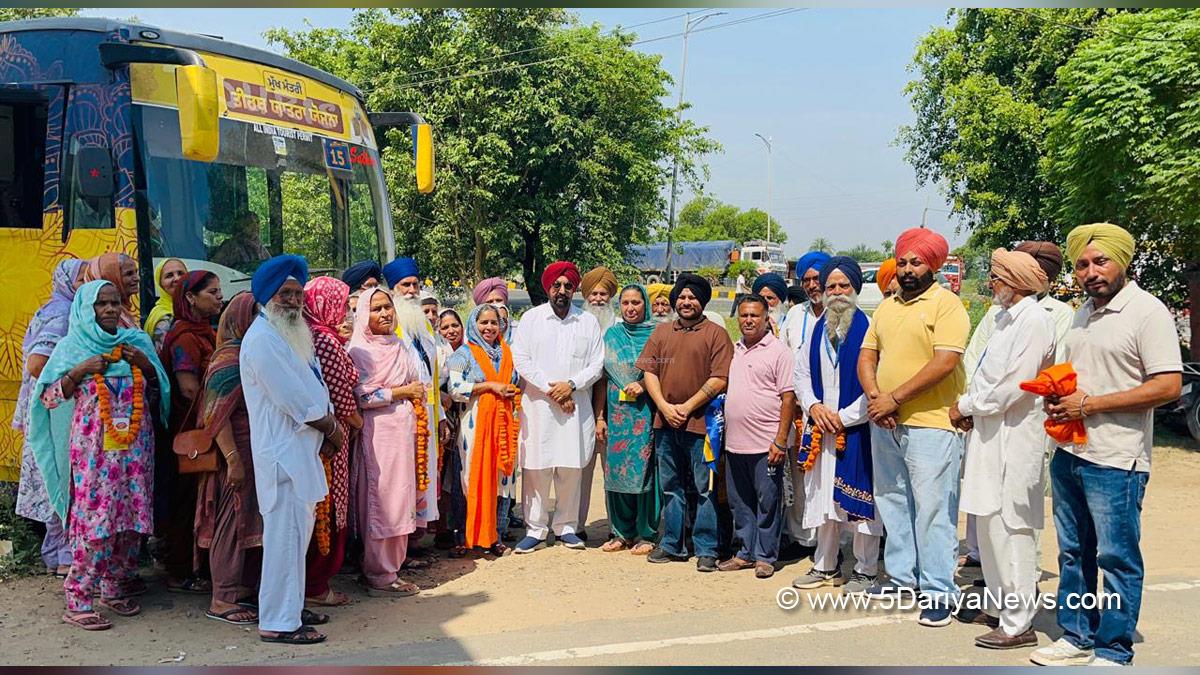 Kuljit Singh Randhawa, AAP Punjab, Dera Bassi, Mukh Mantri Teerth Yatra, Mukh Mantri Tirth Yatra Scheme