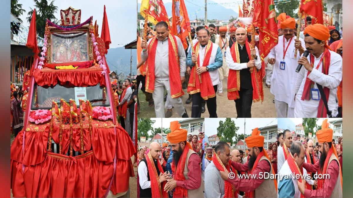 Pankaj Kumar Sharma, Kishtwar, DC Kishtwar, Deputy Commissioner Kishtwar, Shri Mindal Mata Yatra