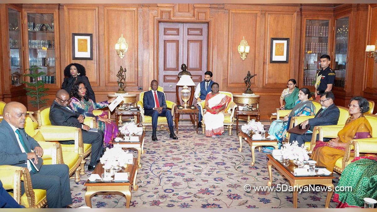 Droupadi Murmu, President of India, President, Indian President, Rashtrapati, Shipokosa Paulus Mashatile, New Delhi