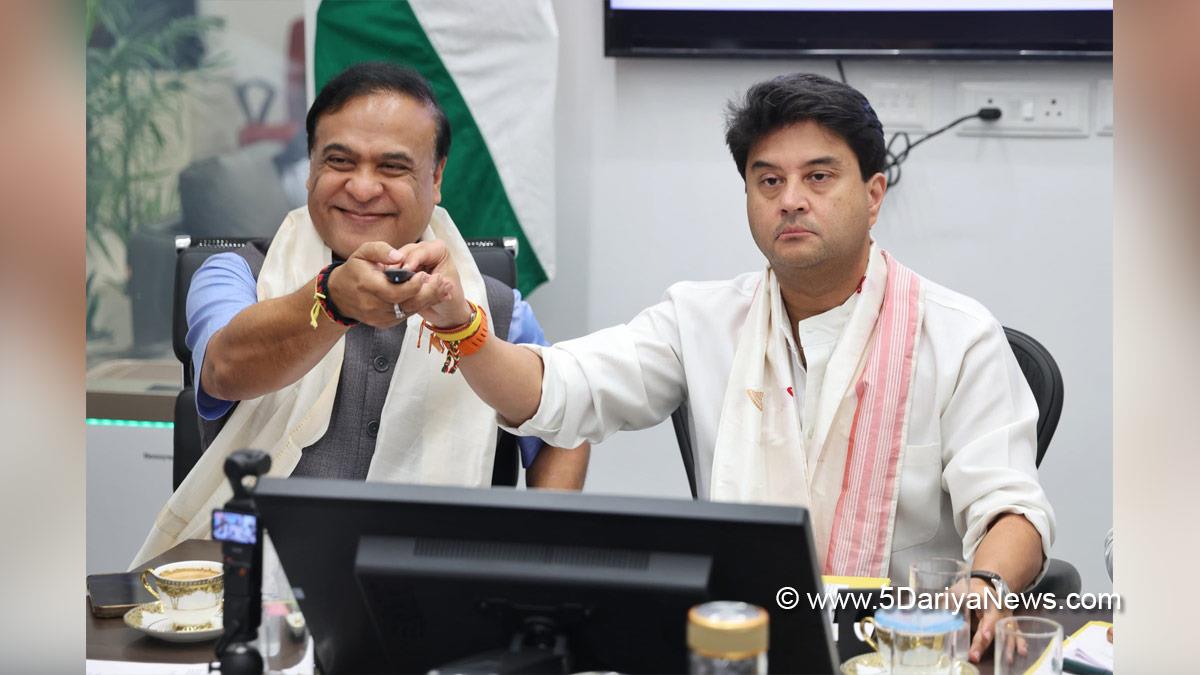 Jyotiraditya Scindia, Jyotiraditya Madhavrao Scindia, BJP, Bharatiya Janata Party, Himanta Biswa Sarma, New Delhi