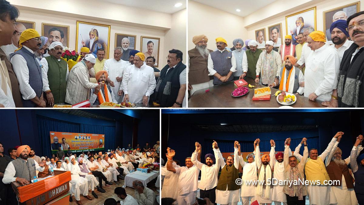 Kewal Singh Dhillon, BJP Punjab, Tarun Chugh, Iqbal Singh Lalpura, Ashwani Sharma, Vijay Sampla, Sunil Jakhar, Nayab Singh Saini, Chief Minister of Haryana, BJP Haryana