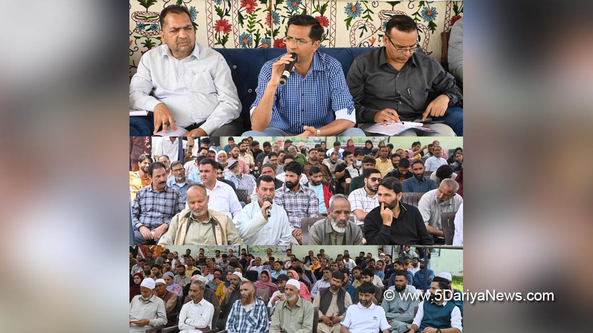 Shishir Gupta, Shopian, DC Shopian, Deputy Commissioner Shopian, Block Diwas