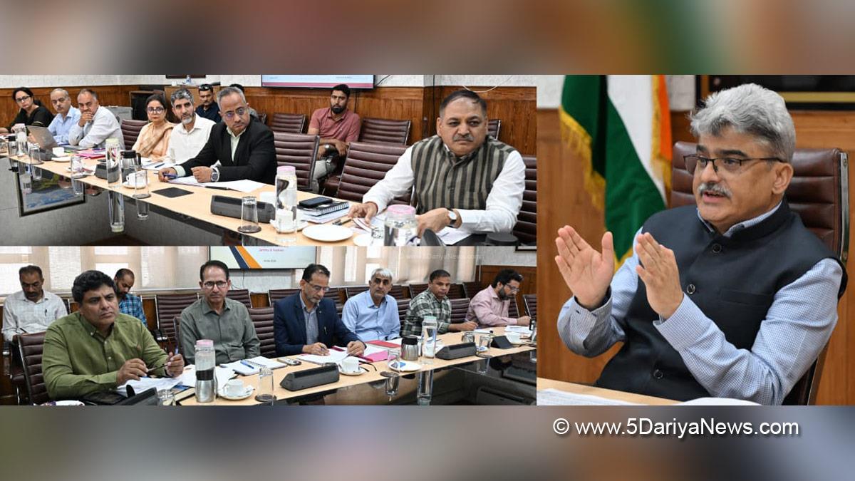 Atal Dulloo, Chief Secretary JK, Srinagar