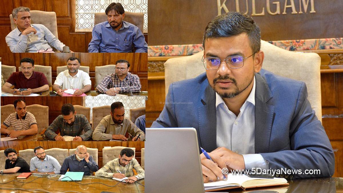 Shahzad Alam, Kulgam, Deputy Commissioner Kulgam