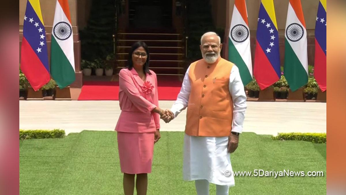 Narendra Modi, BJP, Bharatiya Janata Party, Prime Minister of India, Delcy Rodriguez, New Delhi