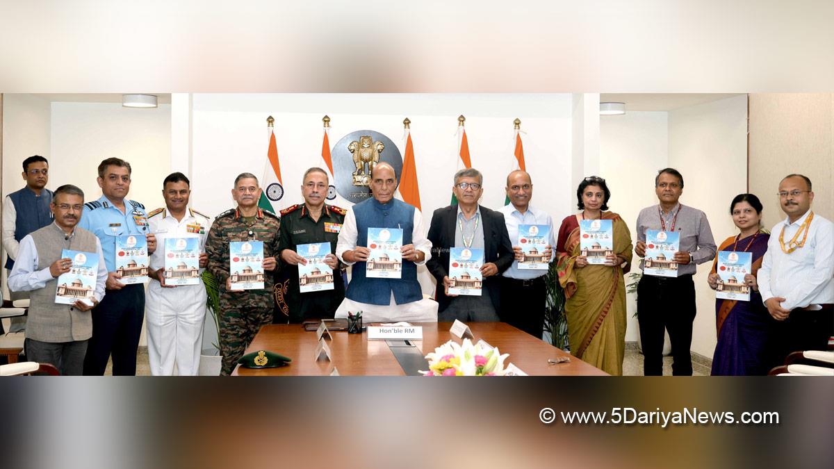 Rajnath Singh, Union Defence Minister, Defence Minister of India, BJP, Bharatiya Janata Party, Military, General NS Raja Subramani, General Upendra Dwivedi, Admiral Krishna Swaminathan, Rajesh Kumar Singh, New Delhi