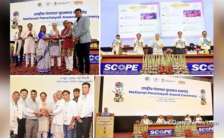 42 Panchayats Honoured for Driving Rural Transformation at National Panchayat Awards 2025 Ceremony in New Delhi