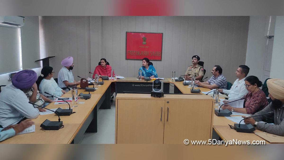 Dr Sona Thind, DC Fatehgarh Sahib, Fatehgarh Sahib, Deputy Commissioner Fatehgarh Sahib 