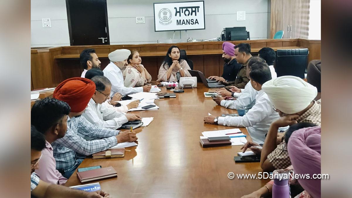 Navjot Kaur, DC Mansa, Deputy Commissioner Mansa, Mansa