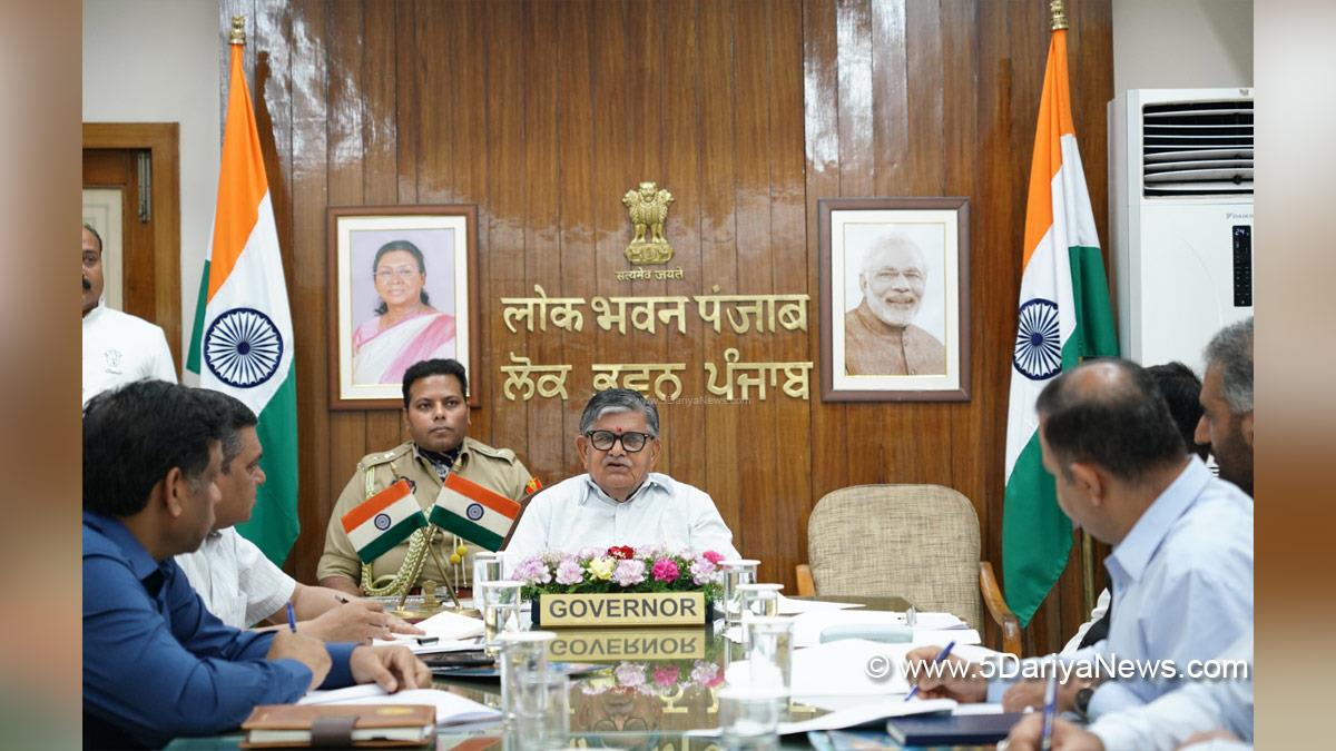 Gulab Chand Kataria, Governor of Punjab, Punjab Governor, Punjab Raj Bhavan, UT Chandigarh