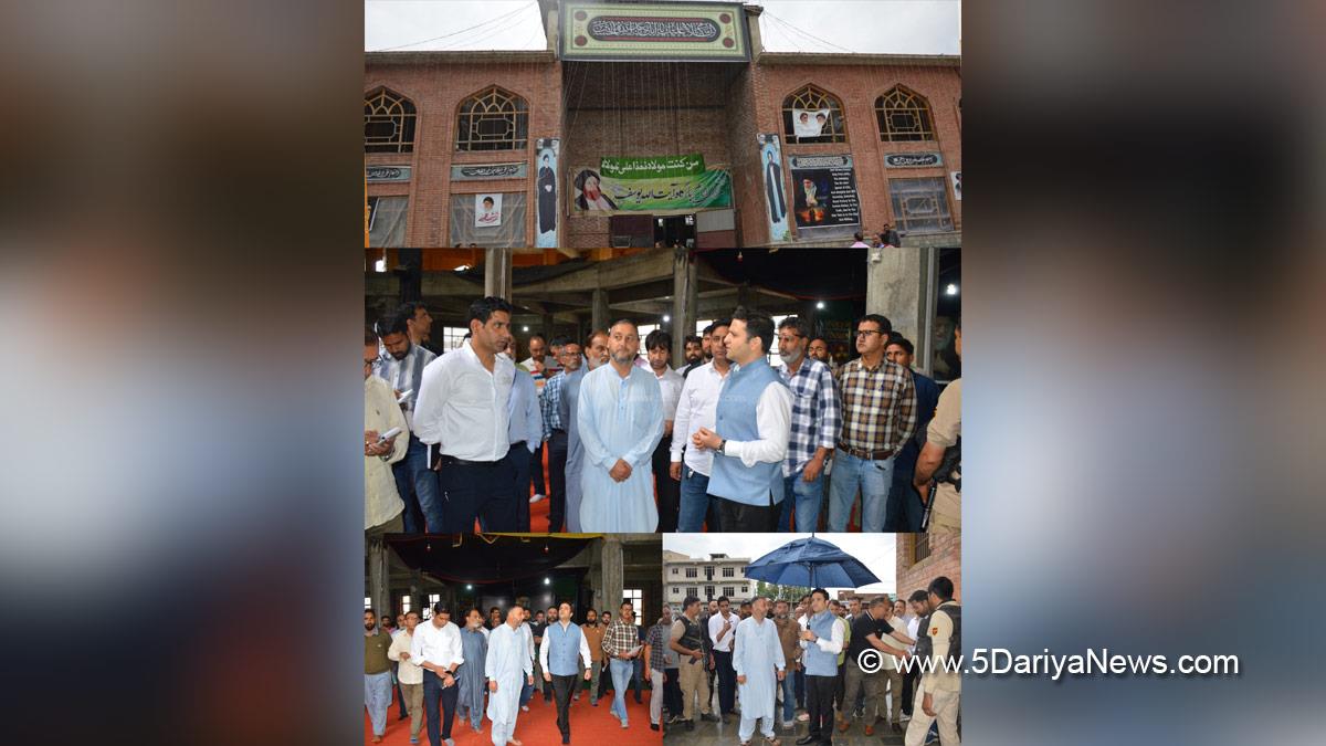 Athar Aamir Khan, Budgam, Deputy Commissioner Budgam, DC Budgam, Markazi Imambara Yousuf Abad Bemina