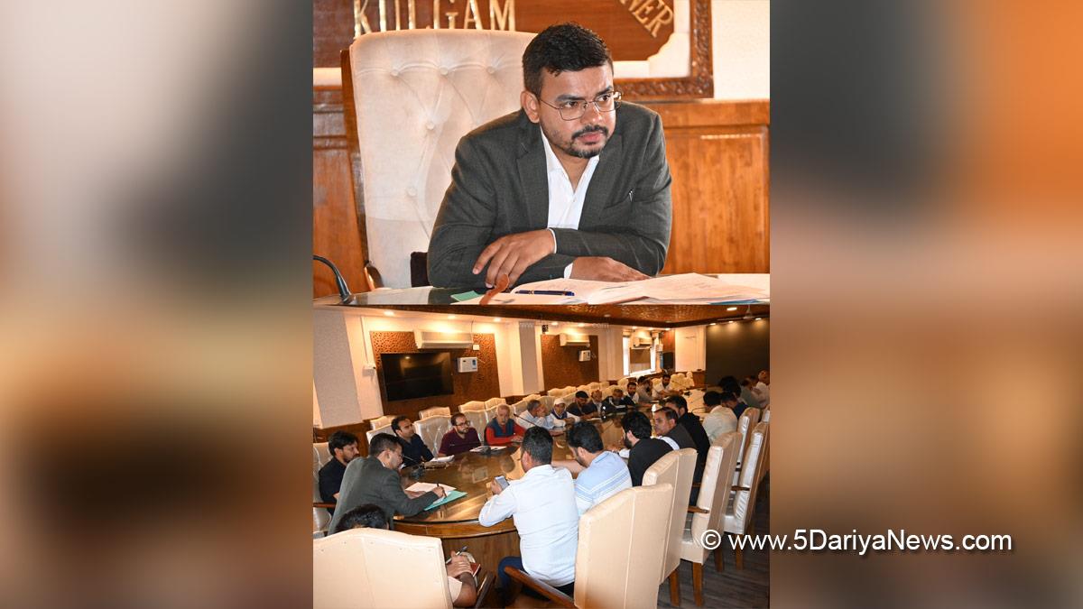 Shahzad Alam, Kulgam, Deputy Commissioner Kulgam