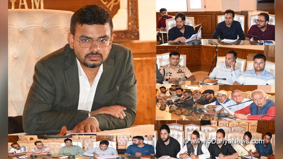 Shahzad Alam, Kulgam, Deputy Commissioner Kulgam