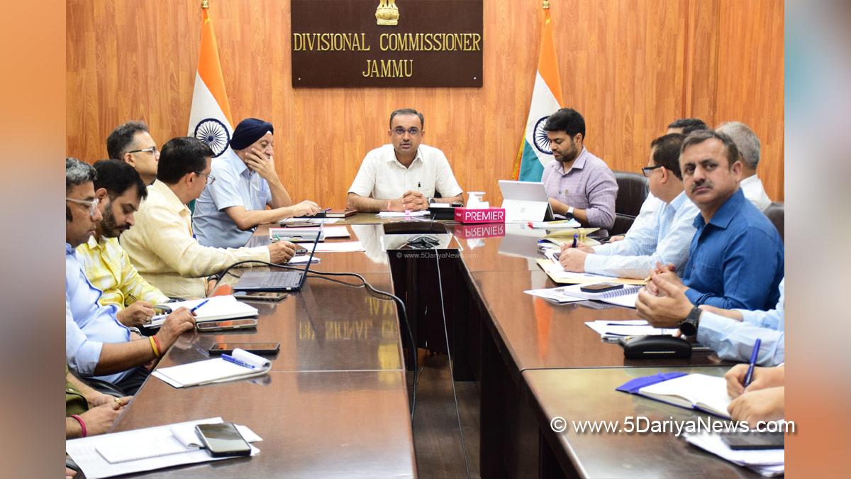 Ramesh Kumar, Jammu, Divisional Commissioner Jammu, Dr Devansh Yadav