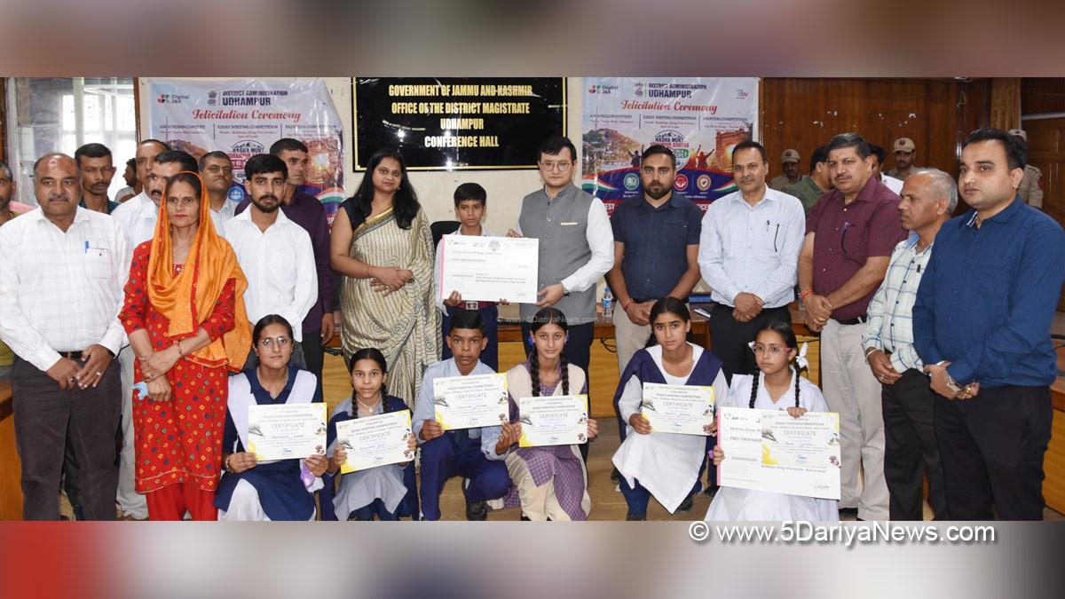 Minga Sherpa, Udhampur, DC Udhampur, Deputy Commissioner Udhampur, Nasha Mukt Jammu and Kashmir Abhiyan