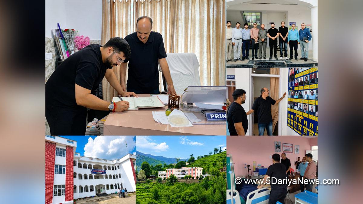 Abhishek Sharma, Rajouri, DC Rajouri, Deputy Commissioner Rajouri, Government Higher Secondary School Dehri Ralyote