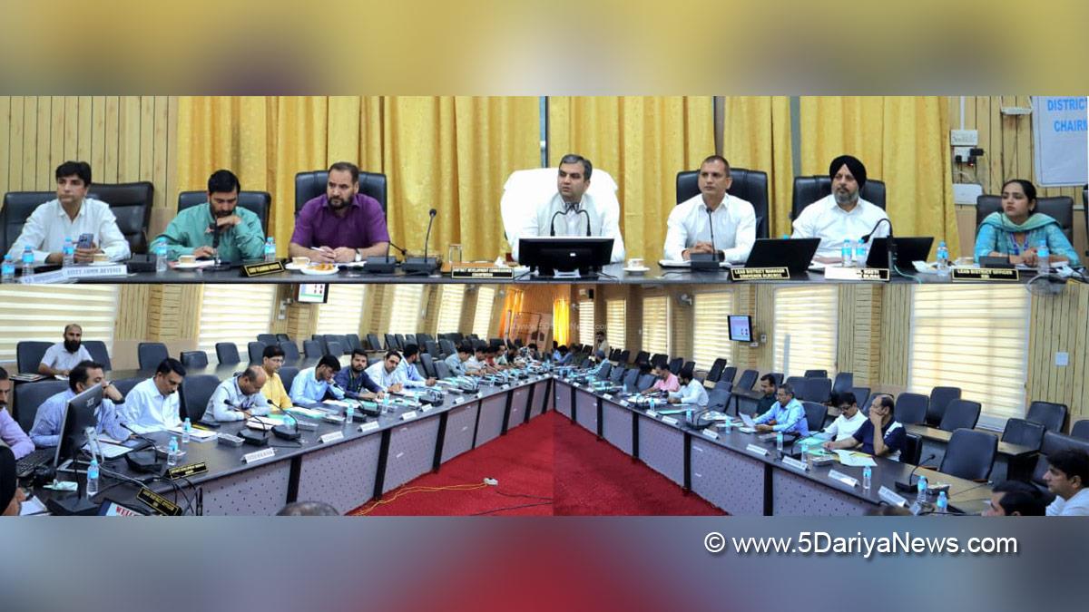Mohammad Alyas Khan, Ramban, Deputy Commissioner Ramban, District Level Review Committee, DLRC, District Level RSETI Advisory Committee, DLRAC
