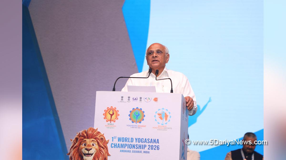 Bhupendra Patel, Chief Minister of Gujarat, BJP Gujarat, Ahmedabad, Gujarat, World Yogasana Championship 2026