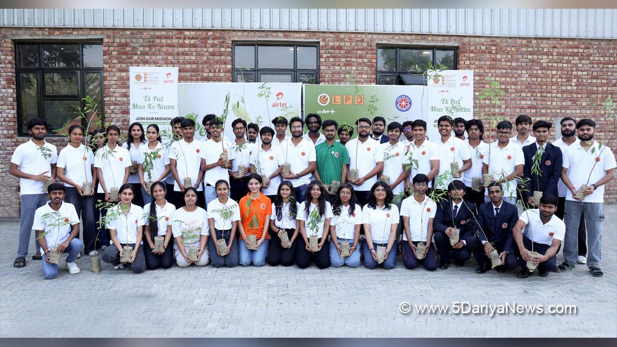 Lovely Professional University, Jalandhar, Phagwara, LPU, LPU Campus, Ashok Mittal, Rashmi Mittal, World Environment Day