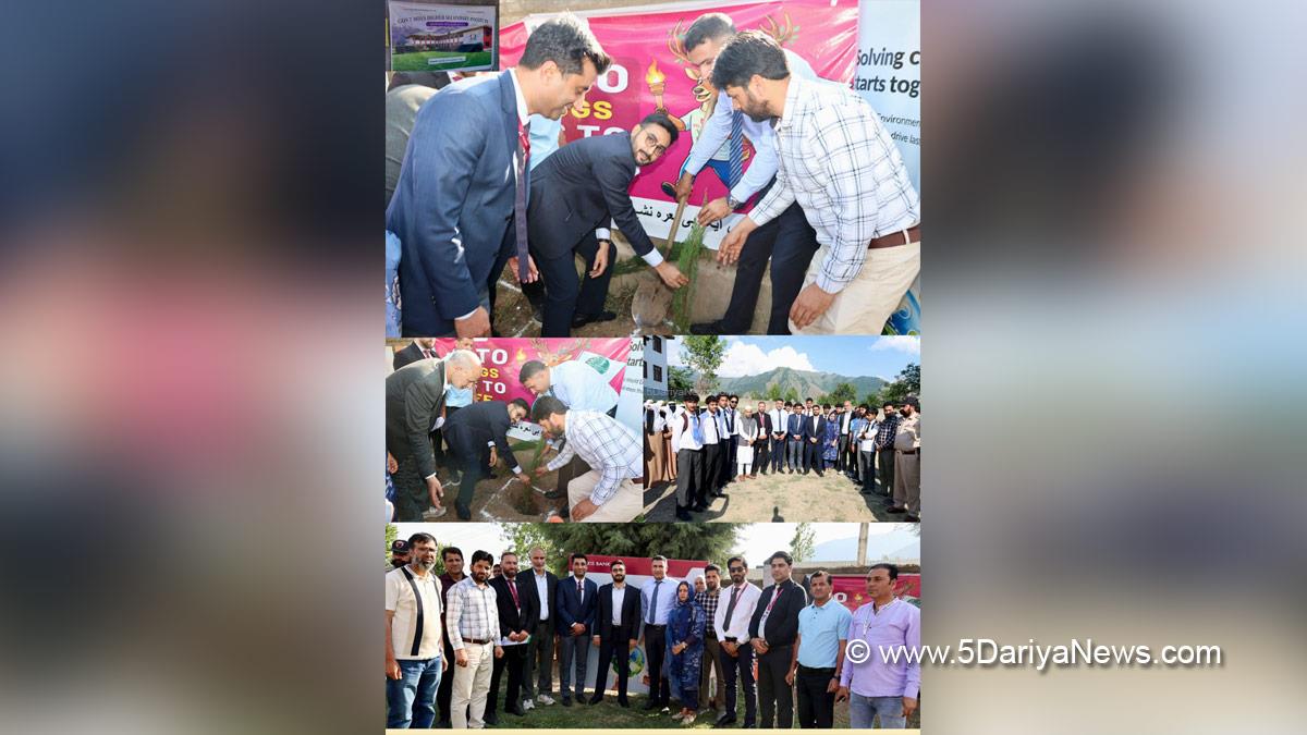 Akshay Labroo, Srinagar, Deputy Commissioner Srinagar, World Environment day, Nasha Mukt JK Campaign, GHS School Khonmoh