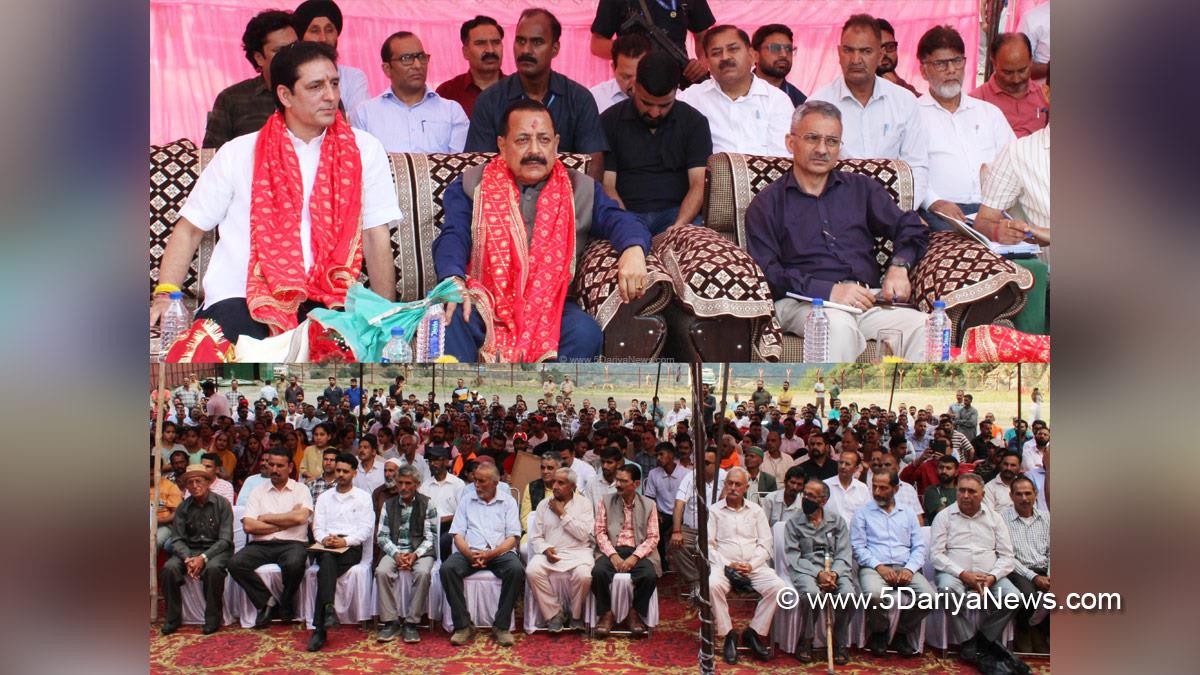 Dr Jitendra Singh, Bharatiya Janata Party, BJP, Krishan Lal, Doda, Deputy Commissioner Doda