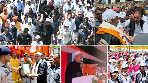 Manoj Sinha, Lieutenant Governor JK, Pankaj Kumar Sharma, Kishtwar, DC Kishtwar, Deputy Commissioner Kishtwar, Drug Free JK Campaign