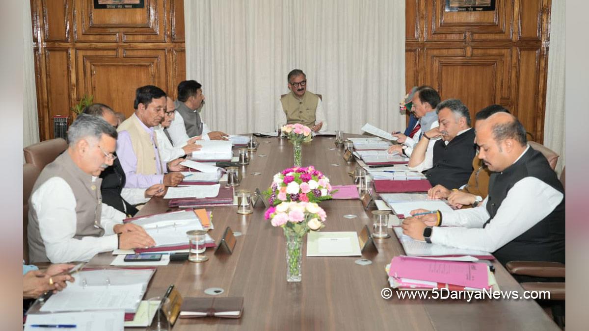 Sukhvinder Singh Sukhu, Thakur Sukhvinder Singh Sukhu, Himachal Congress, Shimla, Chief Minister of Himachal Pradesh, Cabinet Decisions Himachal