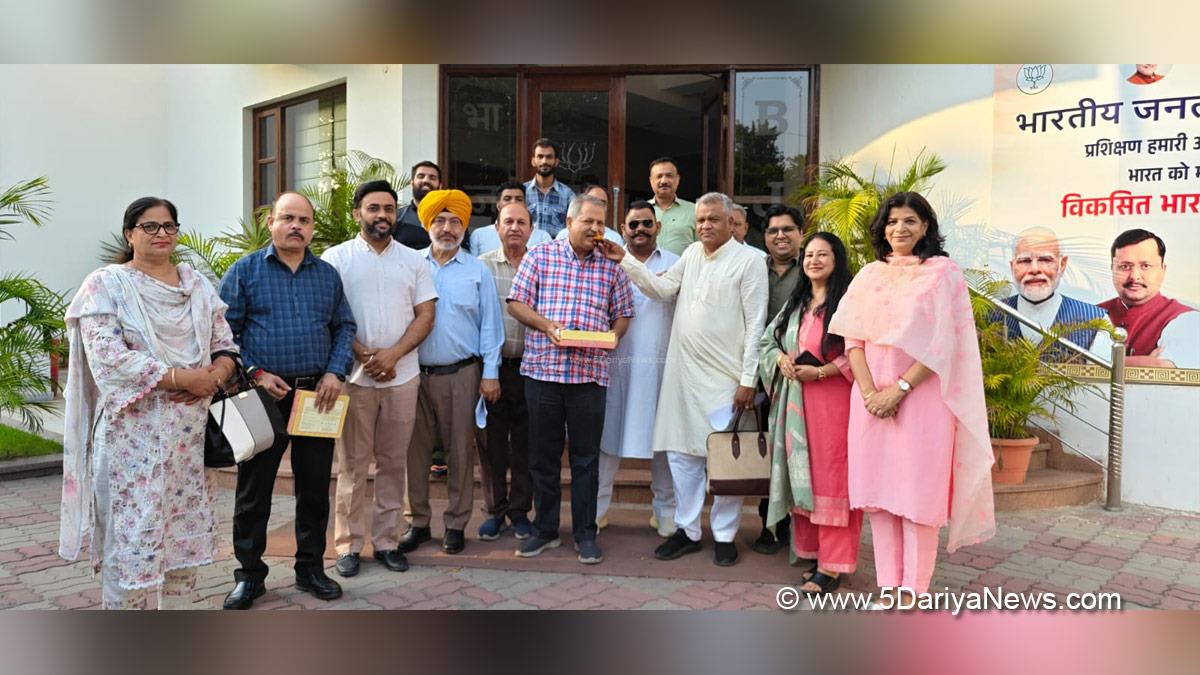 Jatinder Pal Malhotra, Jitender Pal Malhotra, BJP Chandigarh, Bharatiya Janata Party, BJP