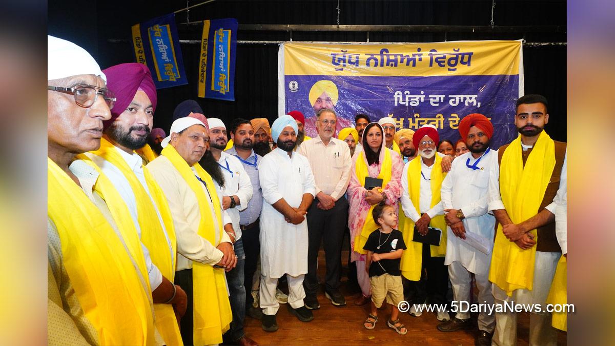 Dr Balbir Singh, AAP Punjab, Anti Drug Mission, Drive Against Drugs, Comprehensive Action against Drug Abuse, CADA, Nasha Mukt Bharat Abhiyan, War Against Drugs, Yudh Nashian Virudh