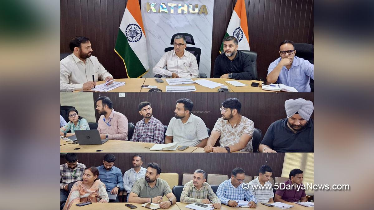 Rajesh Sharma, Kathua, DC Kathua, Deputy Commissioner Kathua