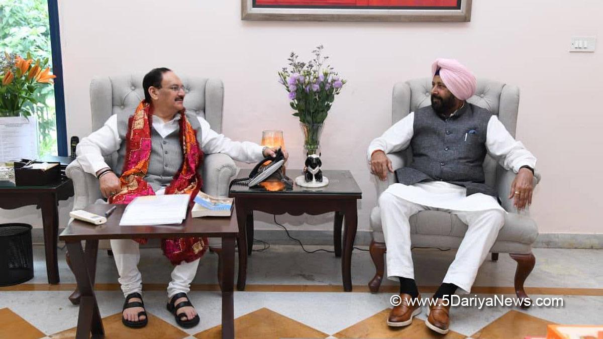 Kewal Singh Dhillon, BJP Punjab, Jagat Prakash Nadda, JP Nadda, BJP, Bharatiya Janata Party