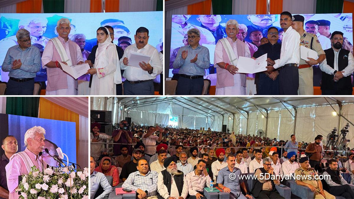 Manoj Sinha, Lieutenant Governor JK, Javed Ahmed Rana, Javed Rana, Atal Dulloo, Ashok Kumar Sharma, Poonch, Deputy Commissioner Poonch