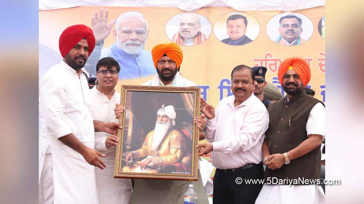 Nayab Singh Saini, Chief Minister of Haryana, BJP Haryana, Kewal Singh Dhillon, Dr Subhash Sharma, Sukhminderpal Singh Grewal, Dhuri
