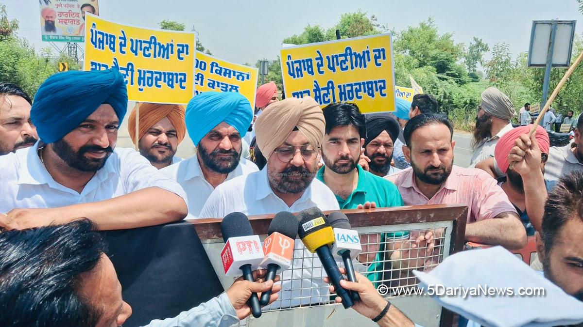 Protest, Dalvir Singh Dhillon, AAP Punjab, Dhuri