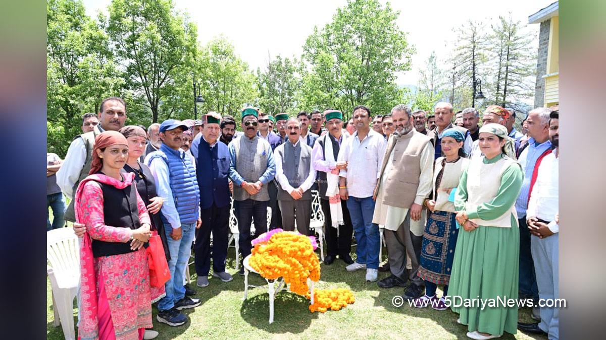 Sukhvinder Singh Sukhu, Thakur Sukhvinder Singh Sukhu, Himachal Congress, Shimla, Chief Minister of Himachal Pradesh