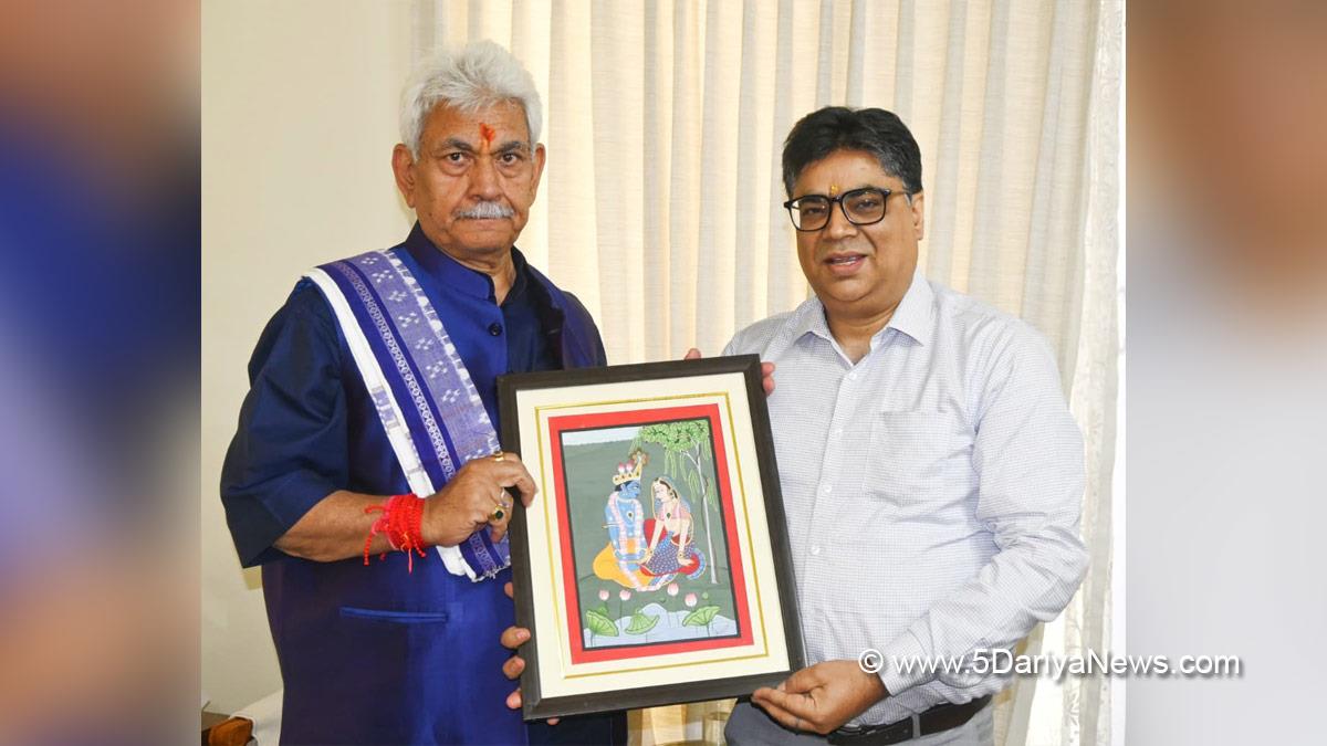 Manoj Sinha, Lieutenant Governor JK, Dr Vikas Padha, Jammu