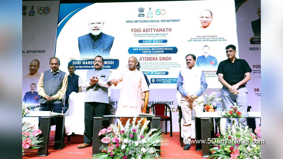 Yogi Adityanath, BJP Uttar Pradesh, Chief Minister of Uttar Pradesh, Lucknow, Uttar Pradesh, Dr Jitendra Singh, Regional Meteorological Centre, RMC