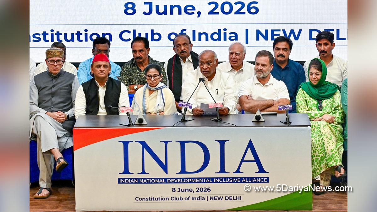 Mallikarjun Kharge, Indian National Congress, Congress, Rahul Gandhi, Akhilesh Yadav, Mamata Banerjee, Omar Abdullah, New Delhi, INDIA Bloc Meet