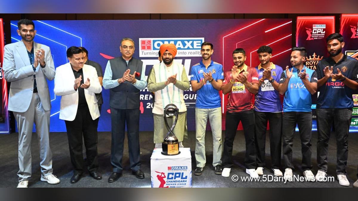 Nayab Singh Saini, Chief Minister of Haryana, BJP Haryana, Sanjay Tandon, T 20 Chandigarh Premier League 2026