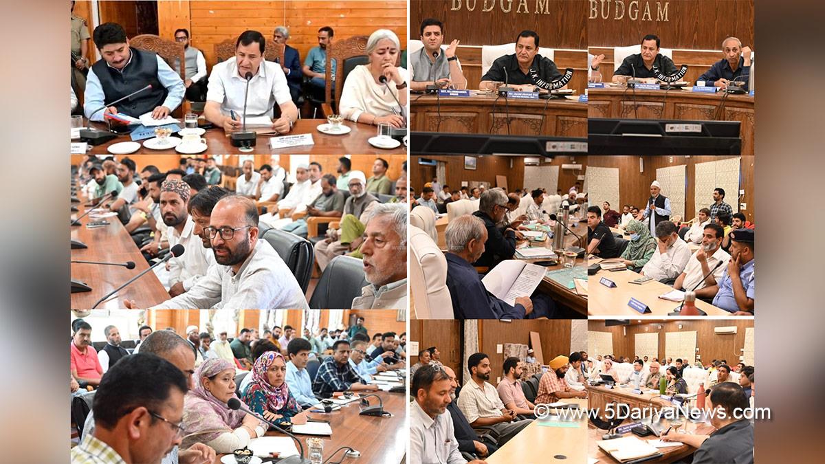 Javid Ahmad Dar, Javid Dar, Jammu and Kashmir National Conference, National Conference, Indu Kanwal Chib, Bandipora, Deputy Commissioner Bandipora, Athar Aamir Khan, Budgam, Deputy Commissioner Budgam, DC Budgam