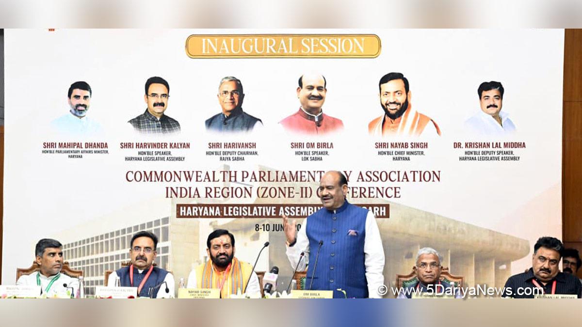 Nayab Singh Saini, Chief Minister of Haryana, BJP Haryana, Harvinder Kalyan, Mahipal Dhanda, Dr Krishan Lal Middha, Om Birla, Harivansh Narayan Singh
