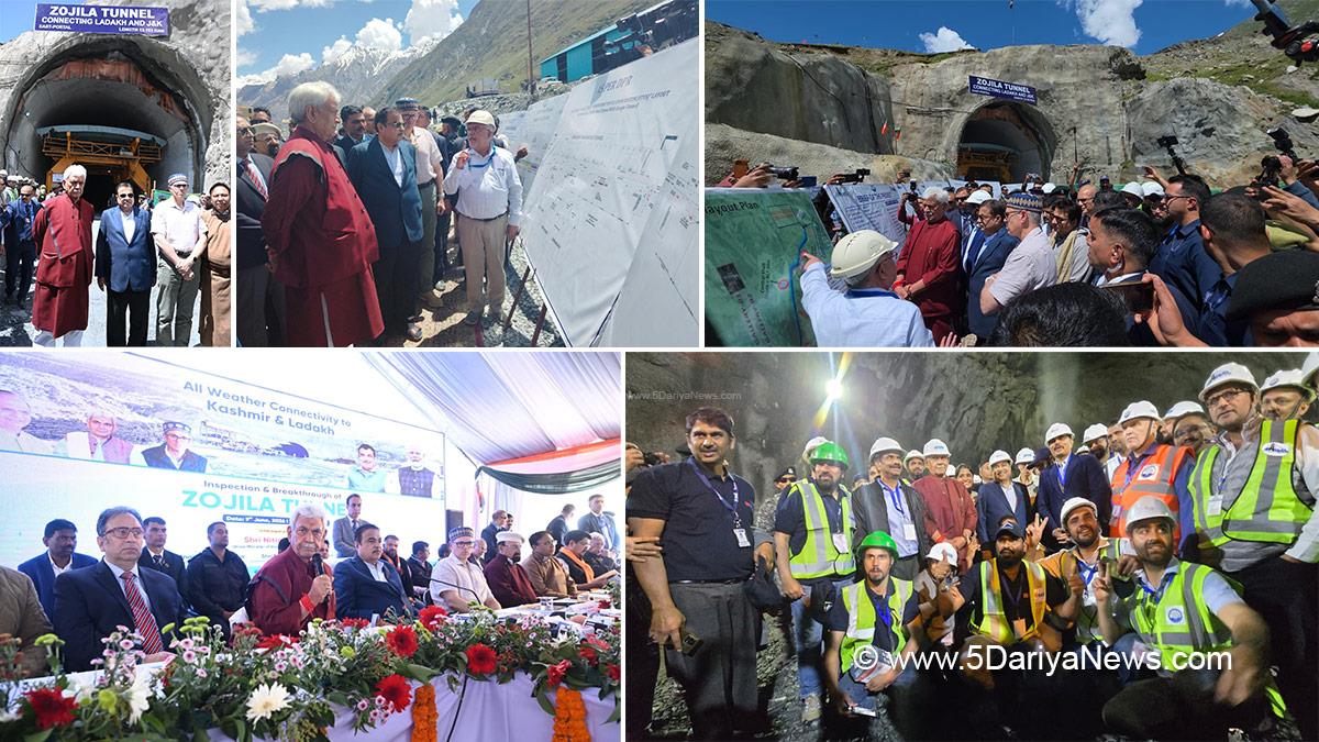 Omar Abdullah, Chief Minister of JK, Jammu and Kashmir National Conference, National Conference, Manoj Sinha, Nitin Gadkari, Bharatiya Janata Party, BJP, Minimarg, Drass, Ladakh