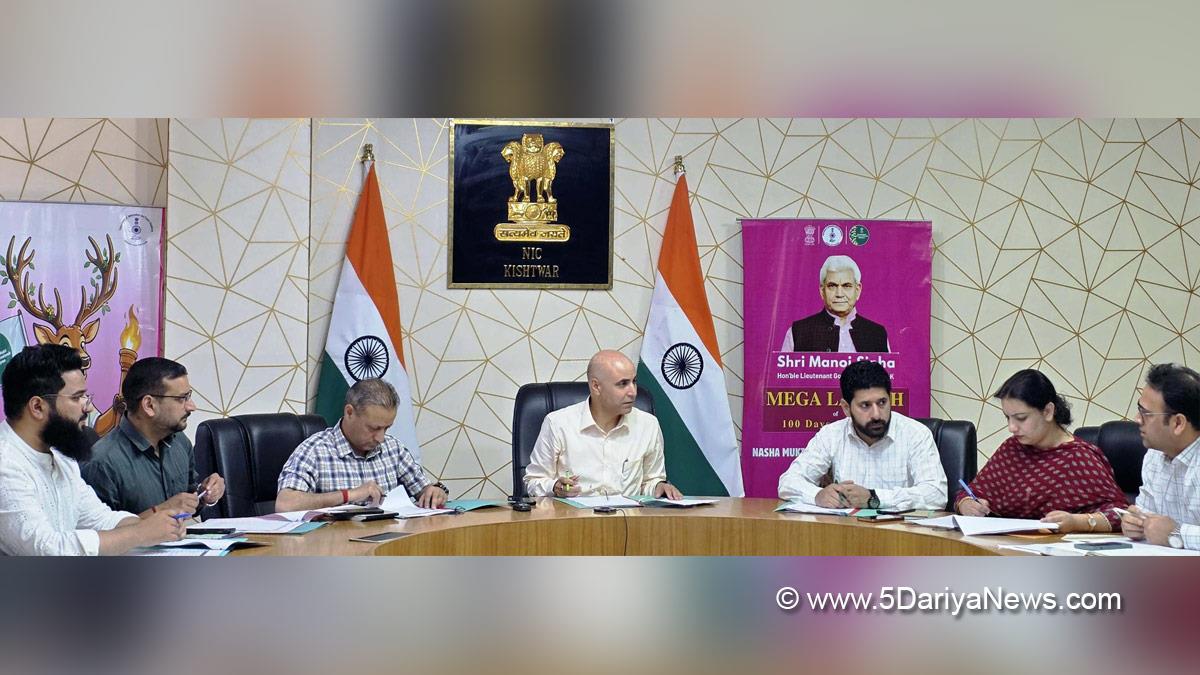 Pankaj Kumar Sharma, Kishtwar, DC Kishtwar, Deputy Commissioner Kishtwar