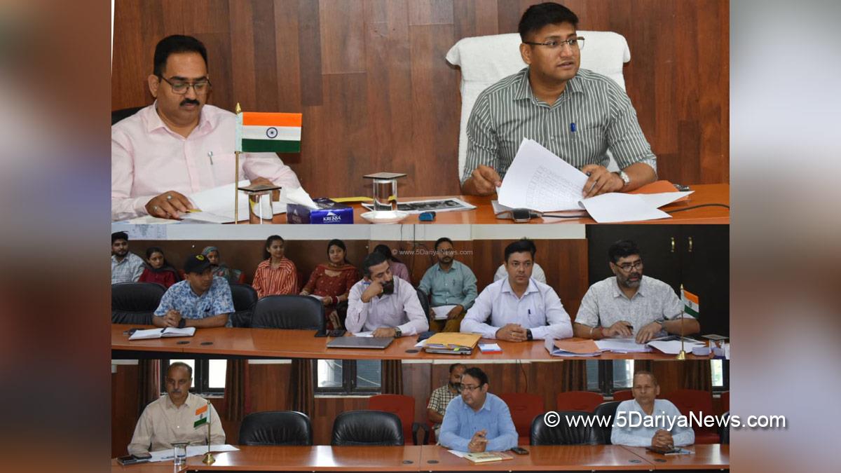 Kumar Abhishek, Reasi, Deputy Commissioner Reasi